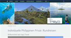 Desktop Screenshot of philippinen-rundreise.de